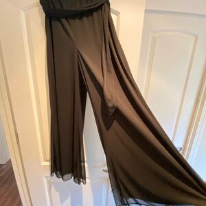 Alex Evenings Black Palazzo Pants